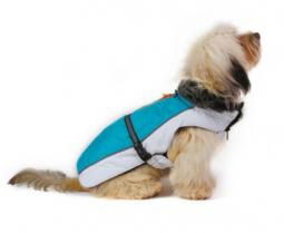 Dog Gone Smart Aspen Jackets Aqua / White 8"