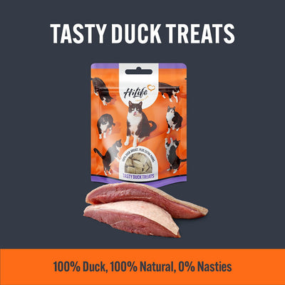 Hilife Its Only Natural Indulge Me Cat Treat Duck 10g