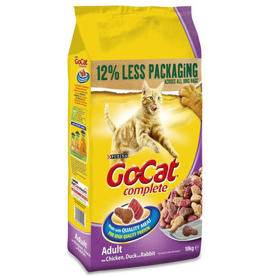 Go-Cat Adult Cat With Chicken Duck & Rabbit 10kg