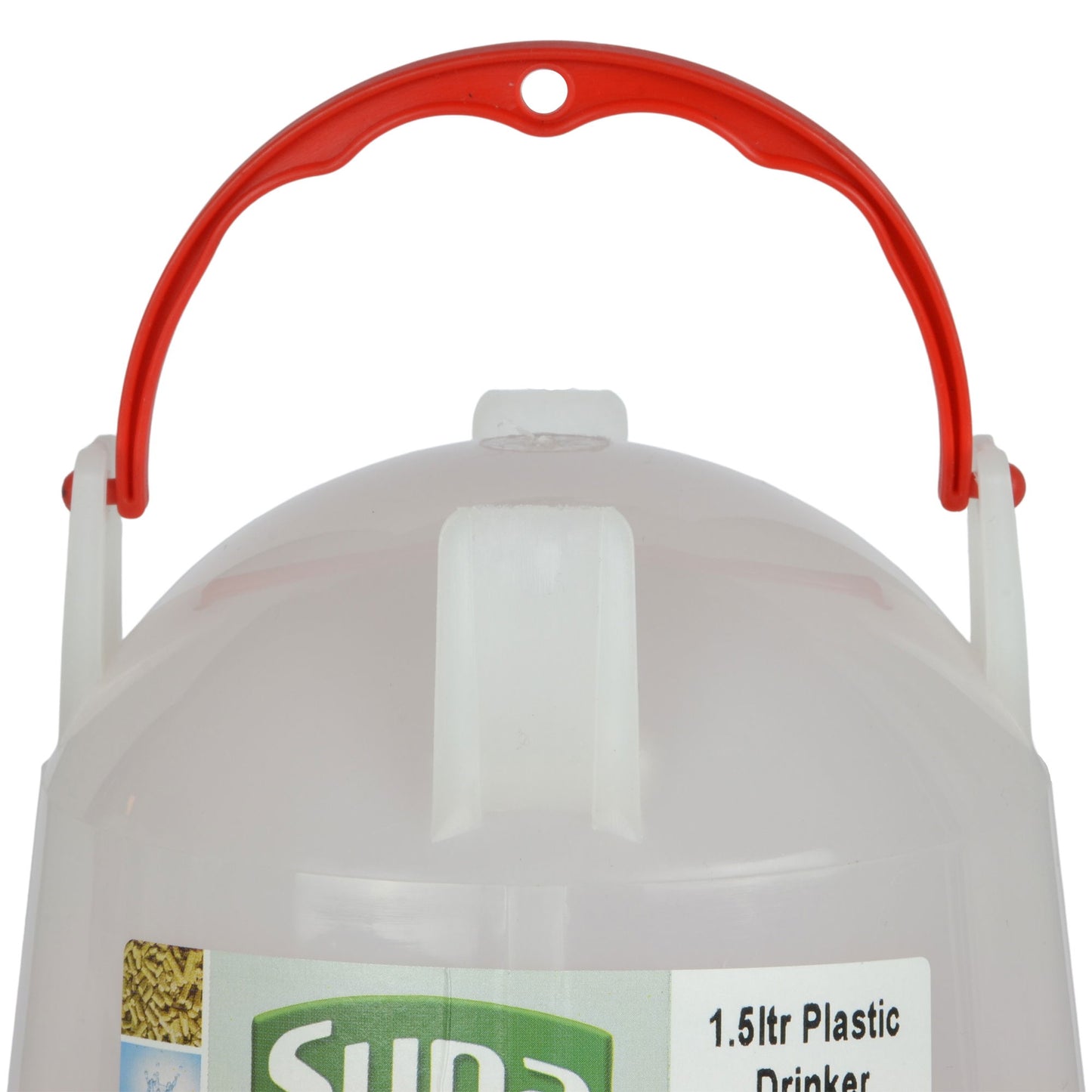 Supa Poultry Drinker Red & White 1.5ltr