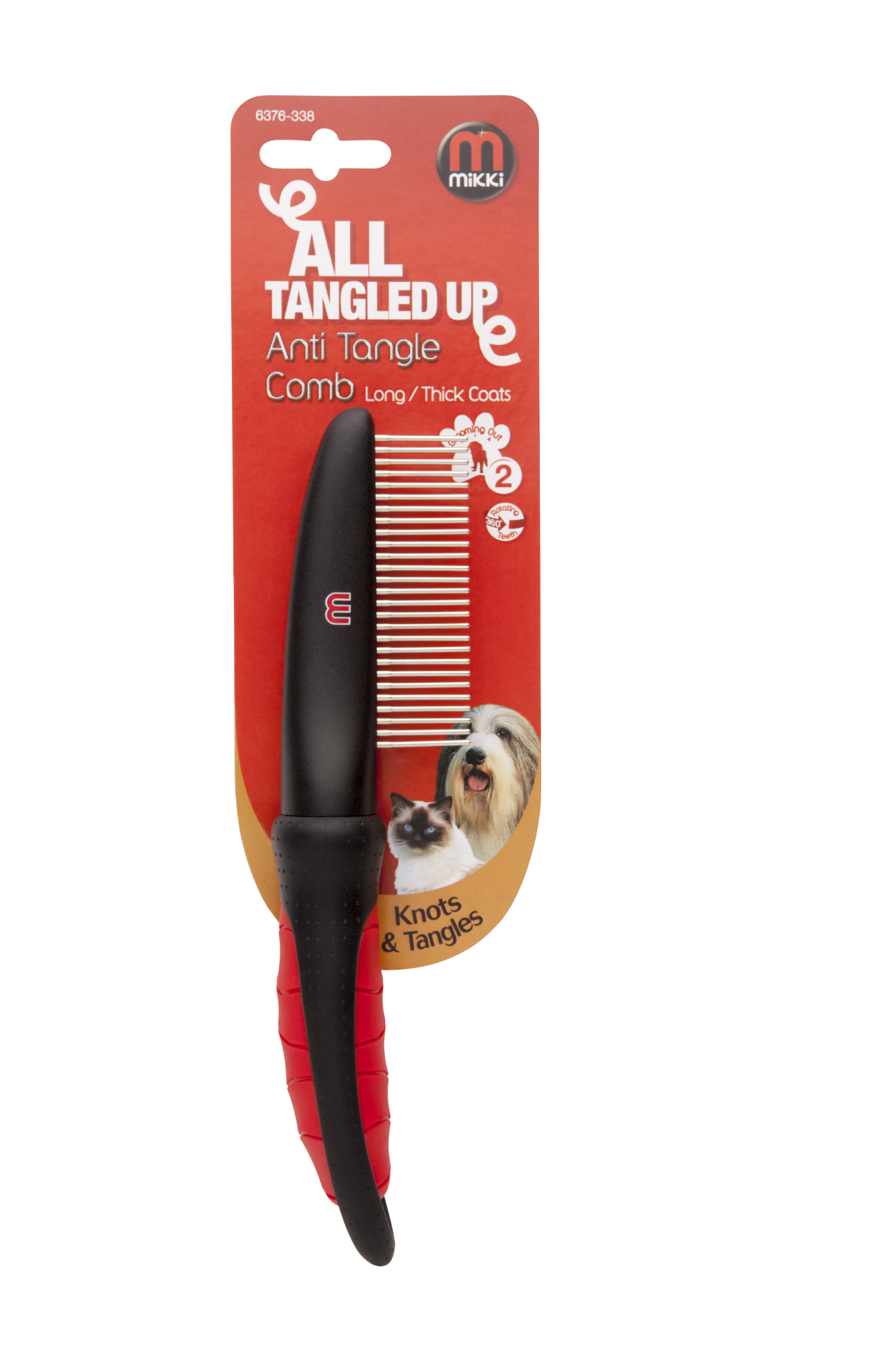 Mikki Easy Grooming Antitangle Comb Fine Coat