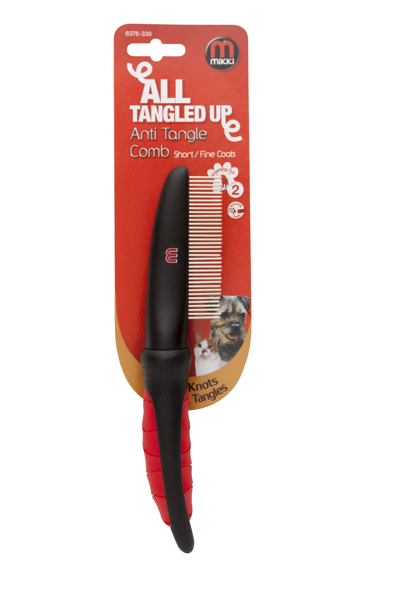 Mikki Easy Grooming Antitangle Comb Coarse Coat