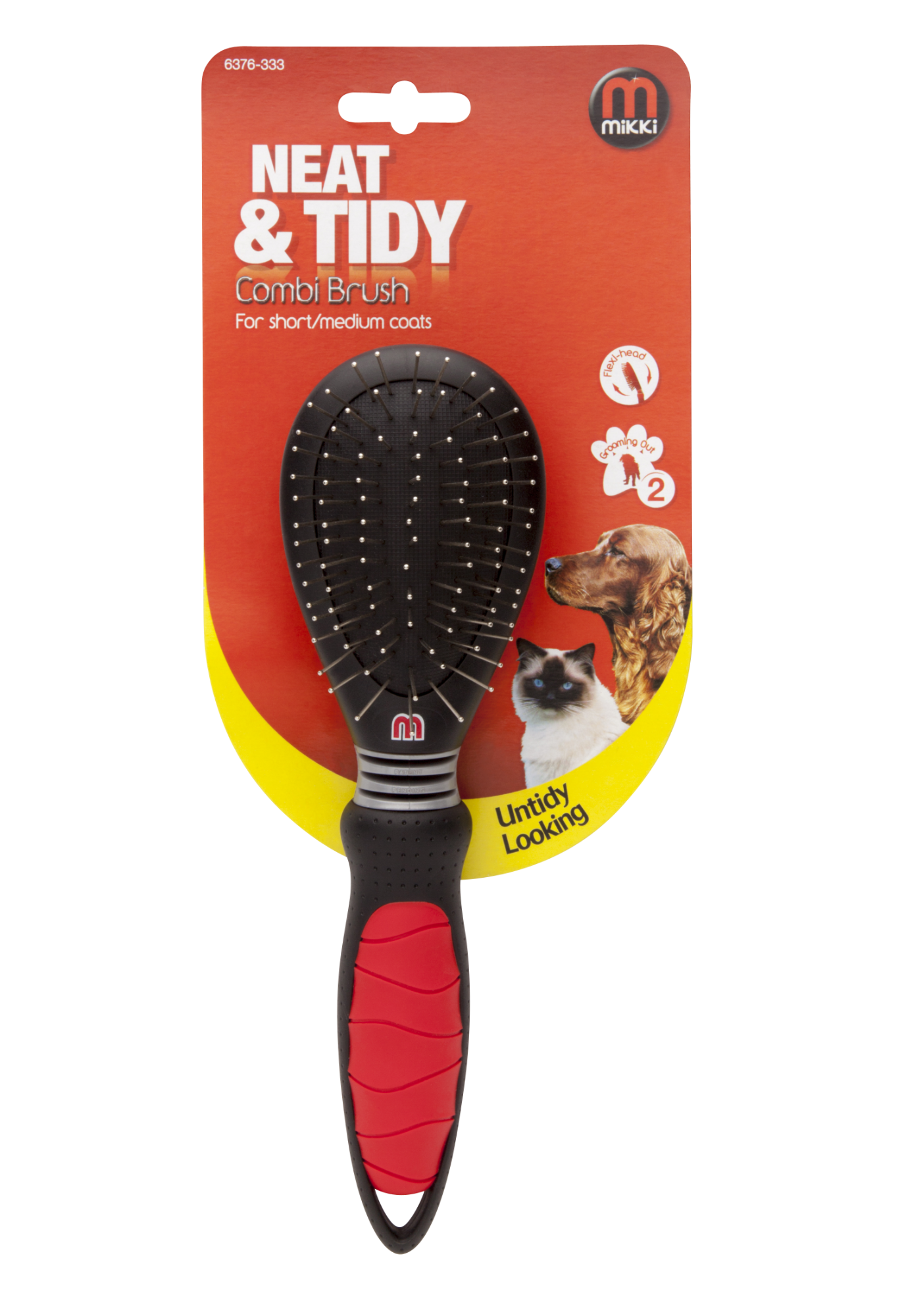 Mikki Easy Grooming Combi Brush Large