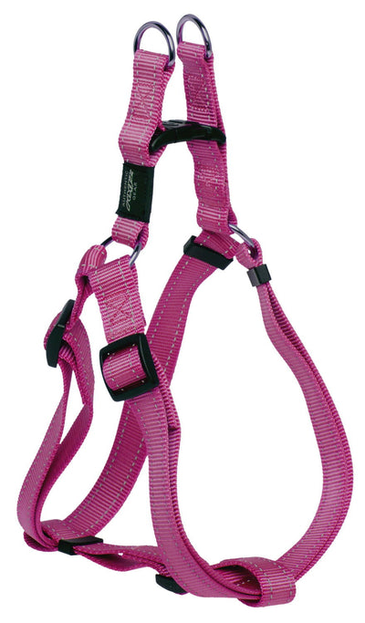 Rogz Lumberjack Ref Nylon Step-in Harness Pink 25mm