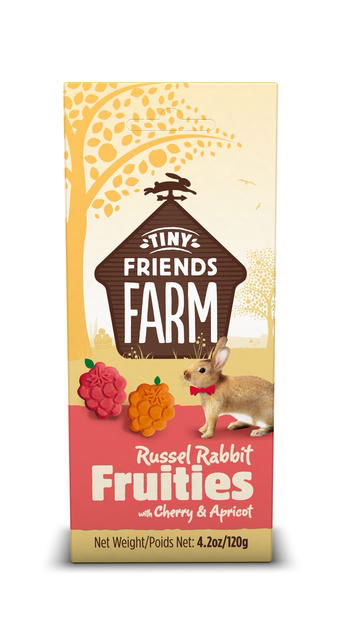 Tiny Friends Farm Russel Fruitees Cherry & Apricot 120g