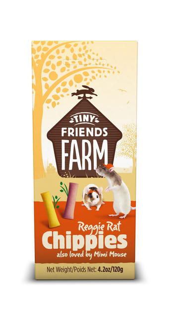 Tiny Friends Farm Reggie Rat Chippies 120g