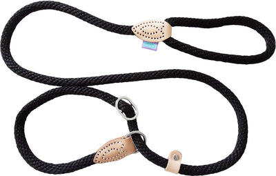 Dog&Co Supersoft Rope Slip Lead Black 14mm X60"