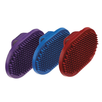 Classic Rubber Oval Palm Brush 130mm