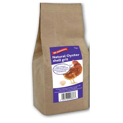 Mr Johnsons Natural Oyster Shell Grit 1kg