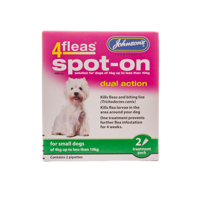 4fleas Spot-on Small Dog 2 Vial Pack