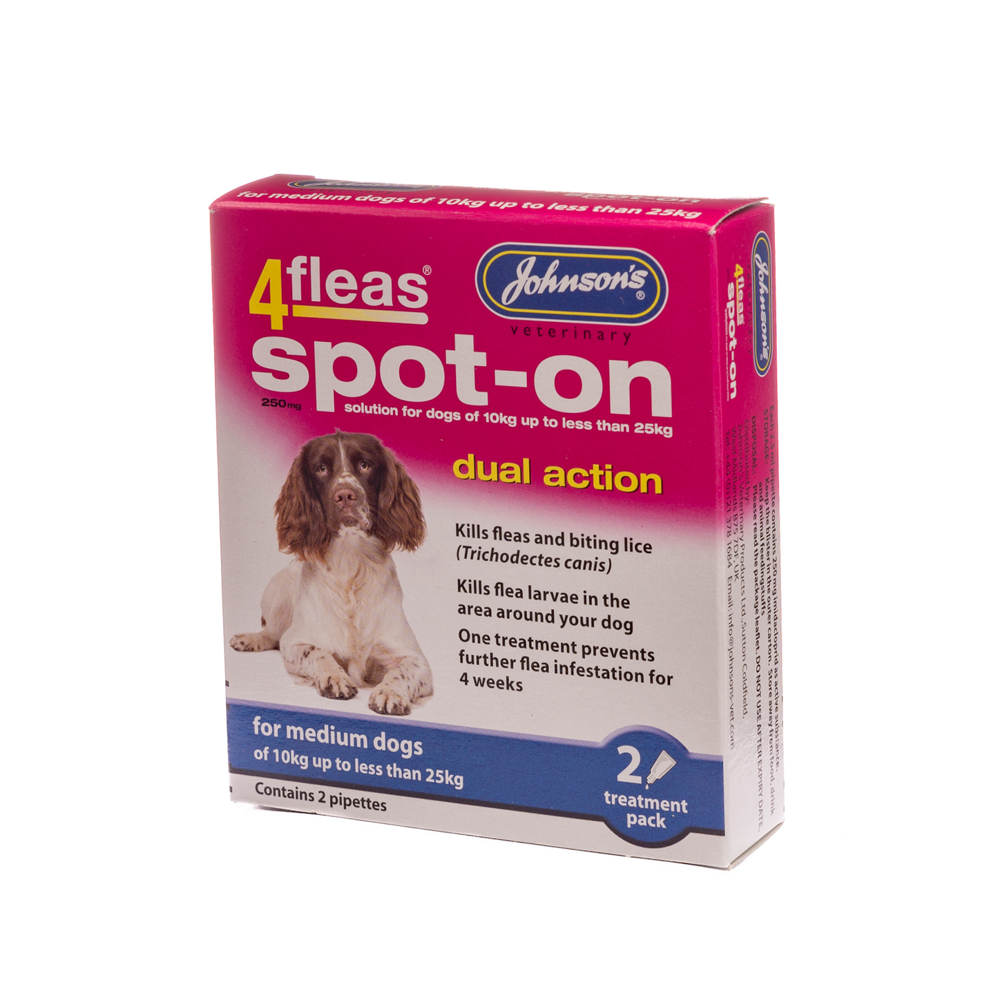 4fleas Spot-on Medium Dog 2 Vial Pack