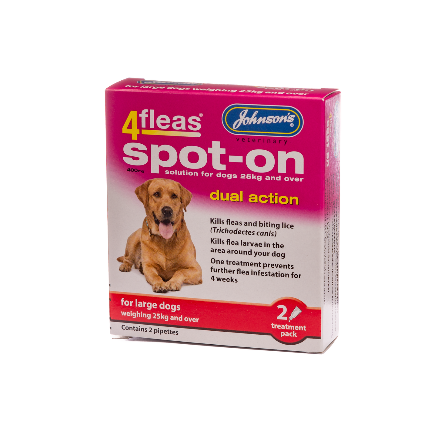 4fleas Spot-on Large Dog 2 Vial Pack