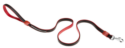 Lux G12/110 Eco Synthetic Lthr Lead Red/black 12mm X110cm