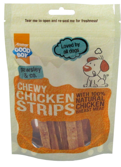 Good Boy Pawsley & Co Chewy Chicken Strips 100g