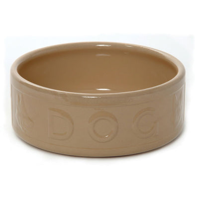 All Cane Lettered Dog Bowl 18cm (7")