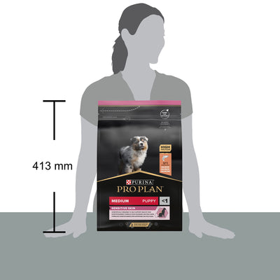 Pro Plan Dog Pup Optiderma Med Breed Sens Skin Salmon 3kg