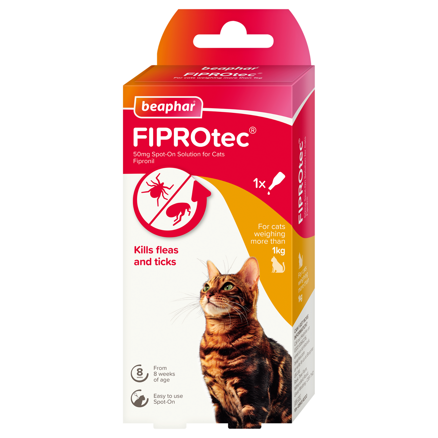 Fiprotec Spot On Cat 1 Treatment