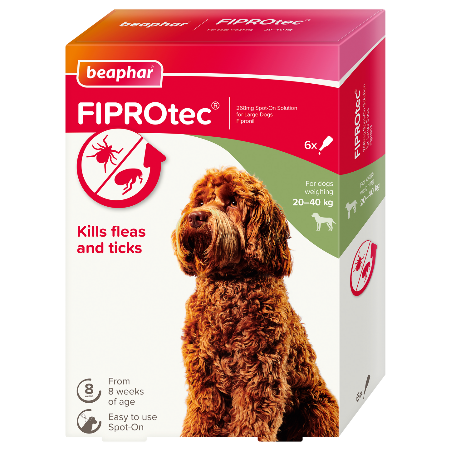 Fiprotec Spot On Large Dog 6 Treatment