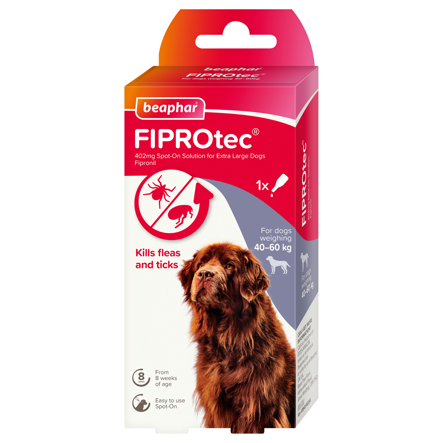 Fiprotec Spot On Extra Large Dog 1 Treatment