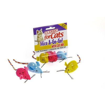 Classic Big Ear Glitter Mice 3pc 50mm