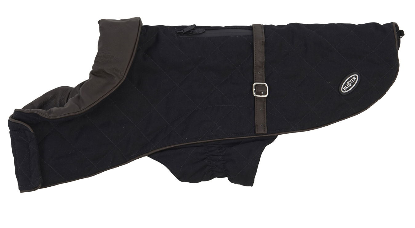 Buster City Dog Coat Black XXSml