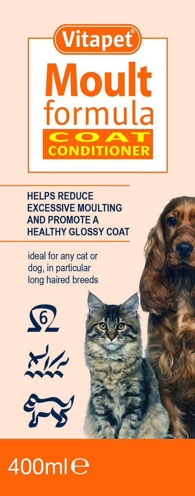 Vitapet Dog Moult Formula Coat Conditioner 400ml