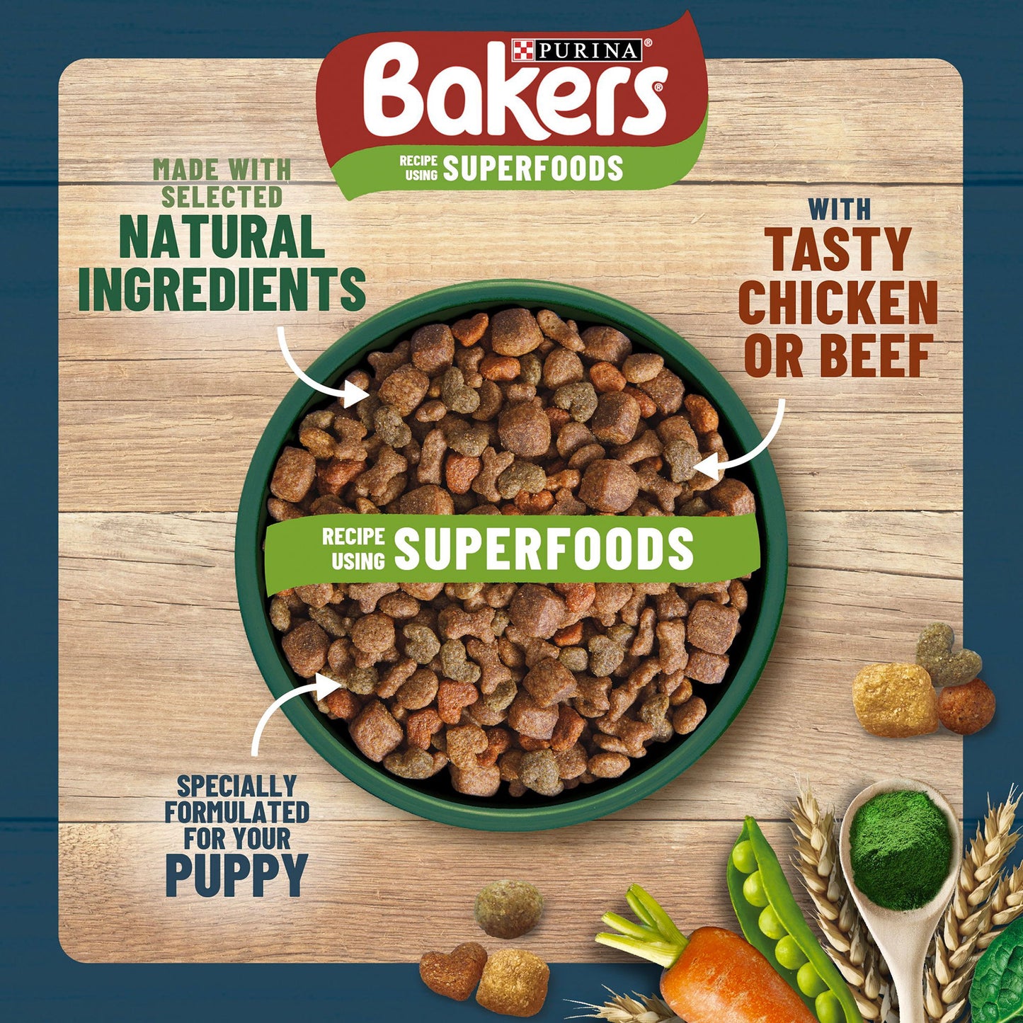 Bakers Complete Puppy Junior Chicken & Veg 12.5kg