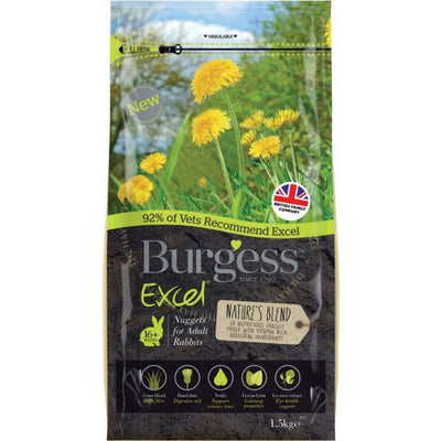 Burgess Excel Adult Rabbit Natures Blend 1.5kg