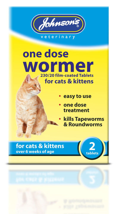 One Dose Wormer 2 Tablets X6