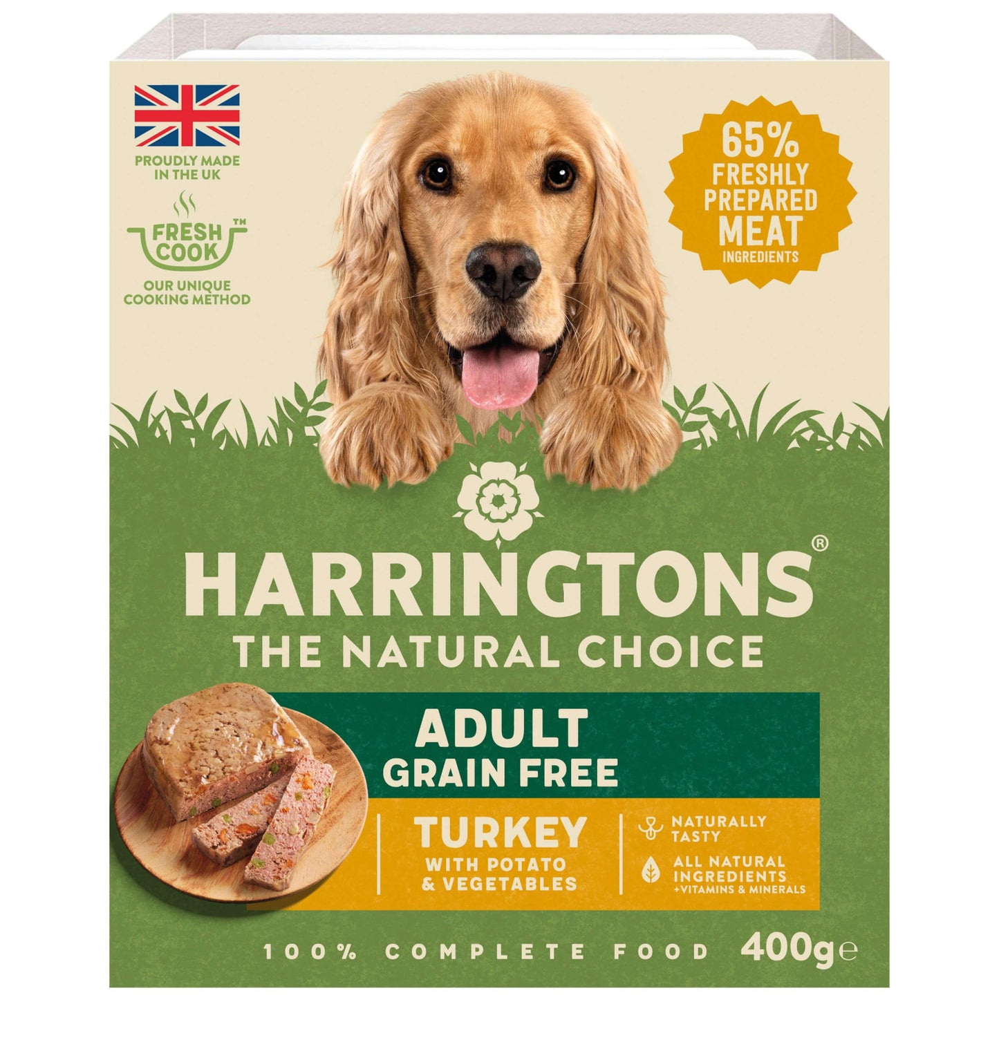 Harringtons Wet Turkey & Potato 400g