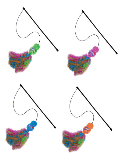 KONG Cat Wubba Teaser Boa Assorted