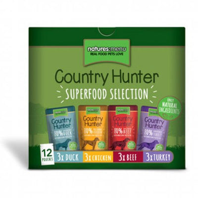 Natures Menu Country Hunter Superfood Selection Dog Pouches 12x150g