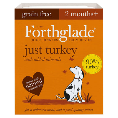 Forthglade Adult GF Just 90% Turkey 395g