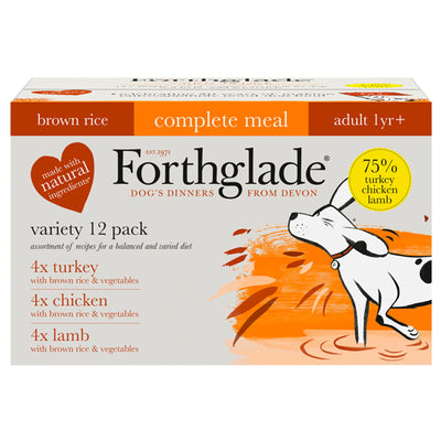 Forthglade Adt Multi Comp Trk Lmb & Chk Brown Rice 12x395g