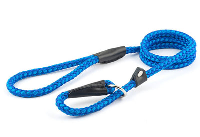 Viva Nylon Rope Slip Lead Blue 8mm x1.5m