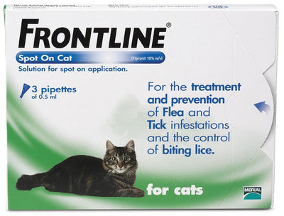 Frontline Spot On Cat 3 Pipettes
