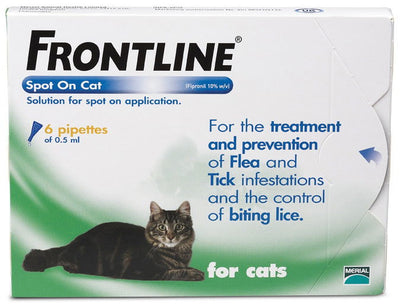 Frontline Spot On Cat 6 Pipettes