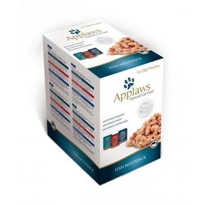 Applaws Cat Pouch Fish Multi Pack 12x70g