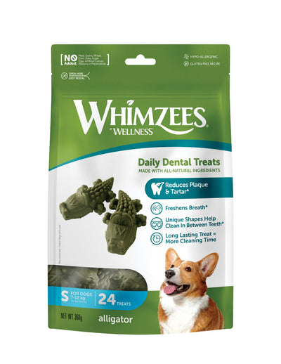 Whimzees Alligator Small 24pk