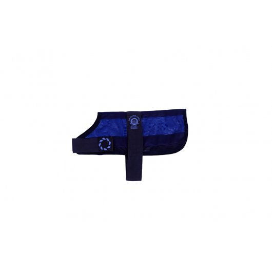 Cooling Dog Coat & Bag Navy Lge 20"