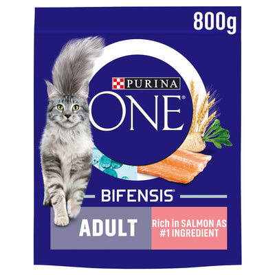 Purina One Adult Rich In Salmon & Whole Grains 800g