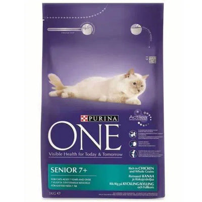 Purina One Senior 7+ Rich In Chicken & Whole Grains 3kg