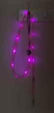 Nite Beams L.e.d Lead Pink Med/Lge 2.5 X 180cm