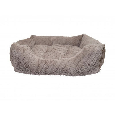 40 Winks Square Bed Grey & Pink 46x36cm