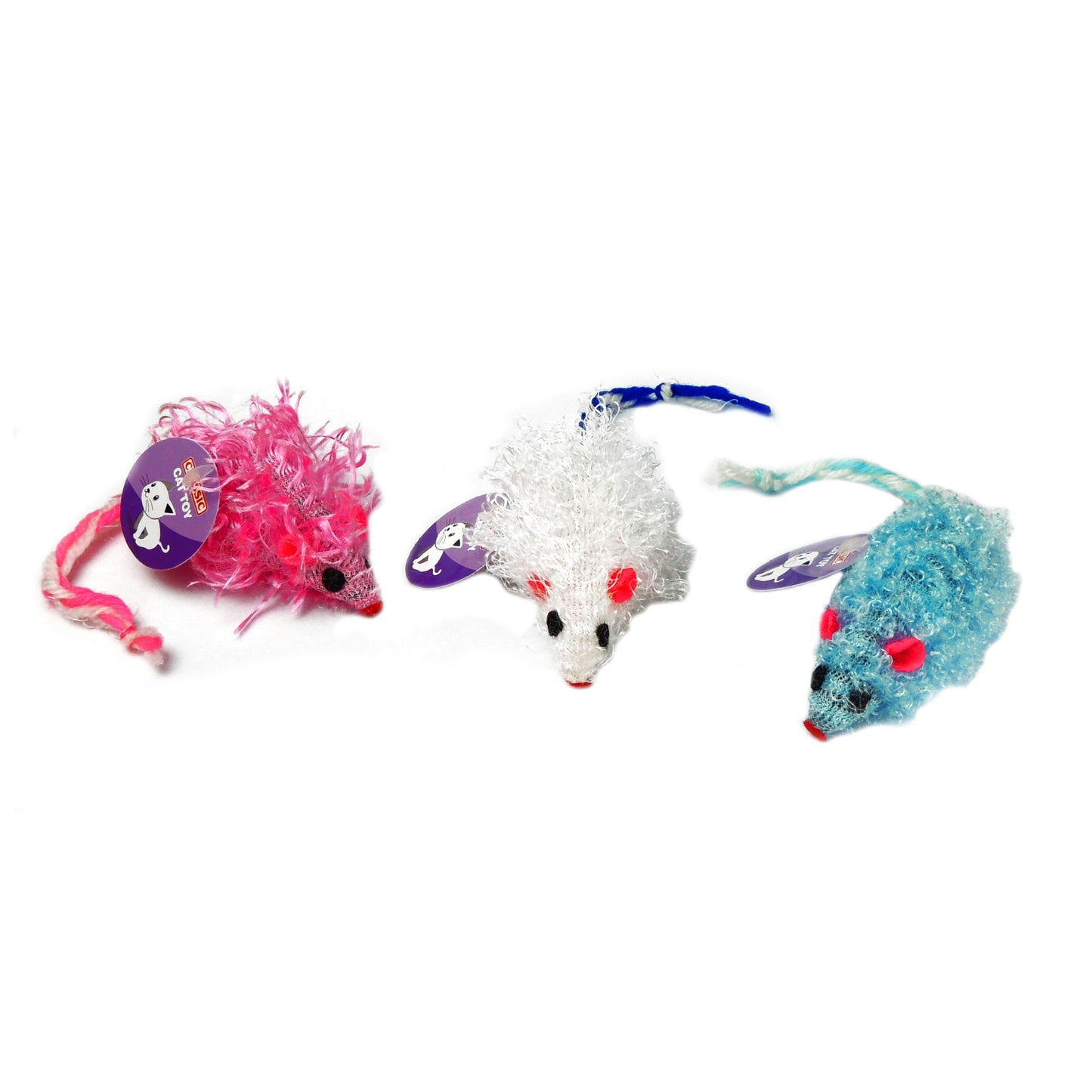 Classic Curly Cutie Mice 18pc x1
