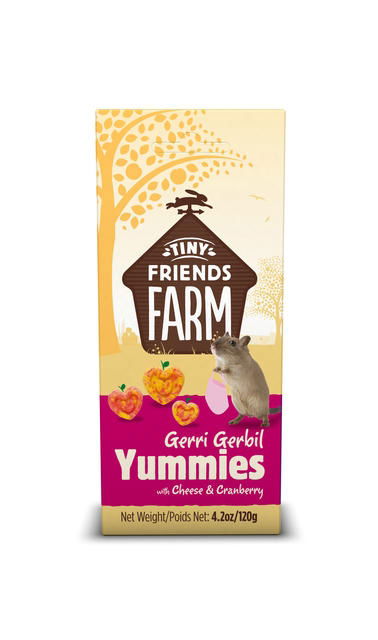 Tiny Friends Gerri Gerbil Yummies Cheese & Cranberry 120g