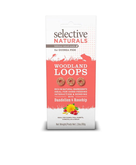 Naturals Woodland Loops G/Pigs - Dandelion&Rosehip 80g