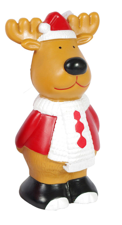 Pet Brands Squeaky Vinyl Reindeer