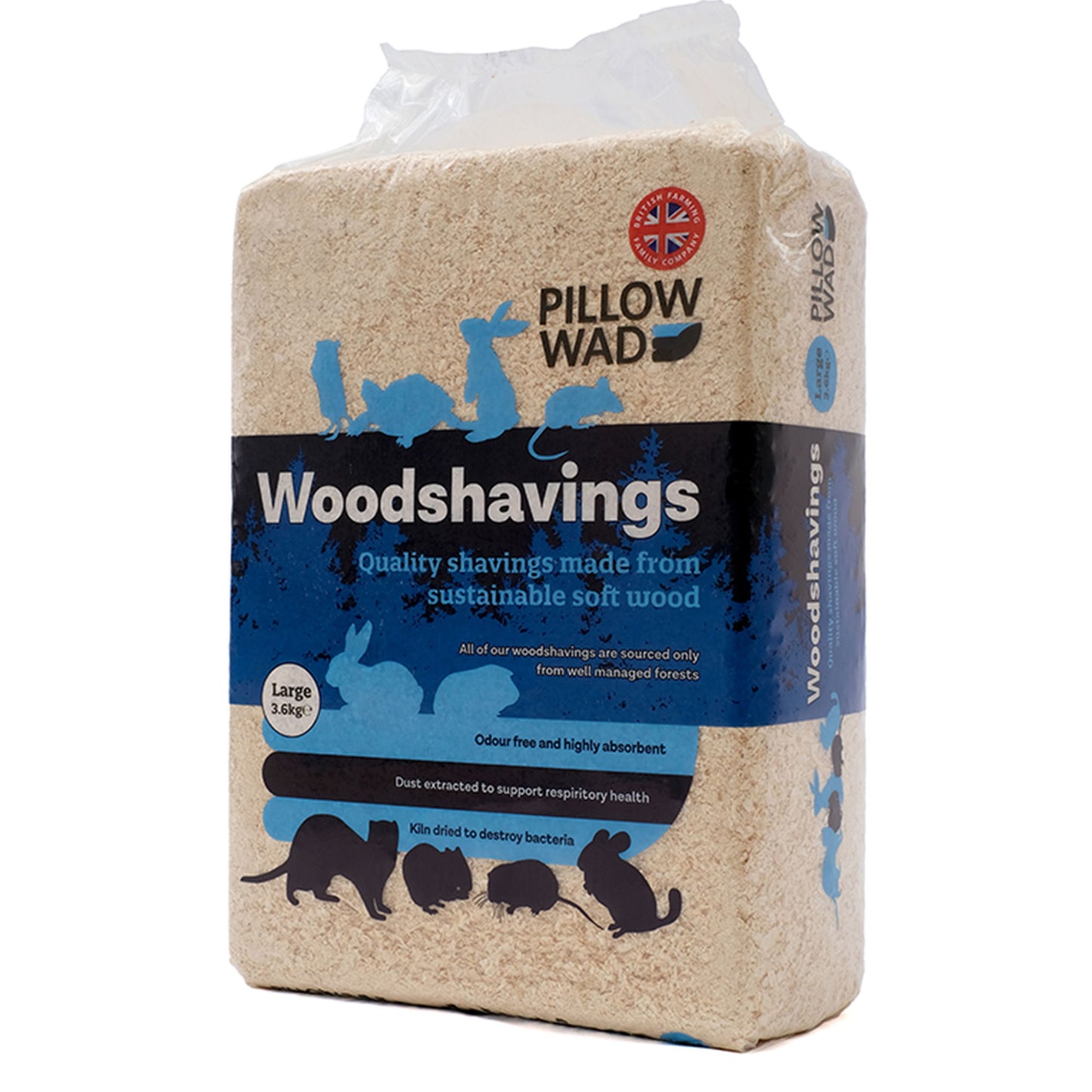 Pillow Wad Woodshavings Lge 3.6kg