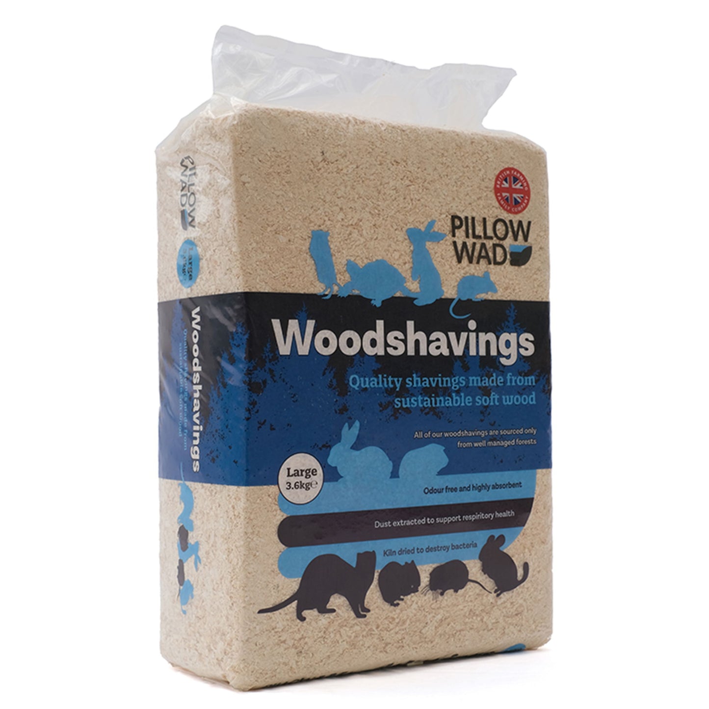 Pillow Wad Woodshavings Lge 3.6kg